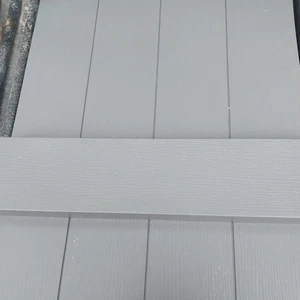 3 Pair Mid America Board and Batten Joined Vinyl Shutters 14" x 35" Tux Gray - Picture 1 of 3