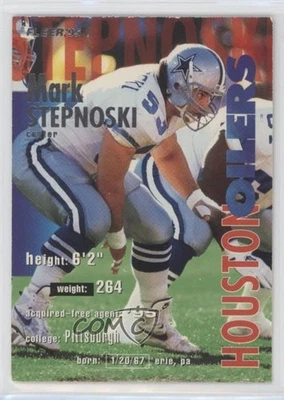 1995 Fleer Mark Stepnoski #154 - Image 1 of 2