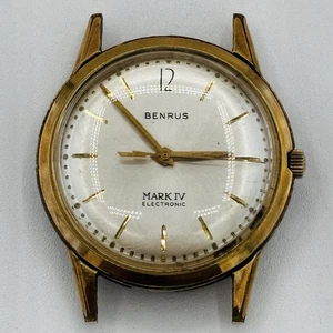 Benrus Mark IV Uhrwerk 20 Mikron Gold Electronic FU3 Skelett zur Reparatur - Bild 1 von 4