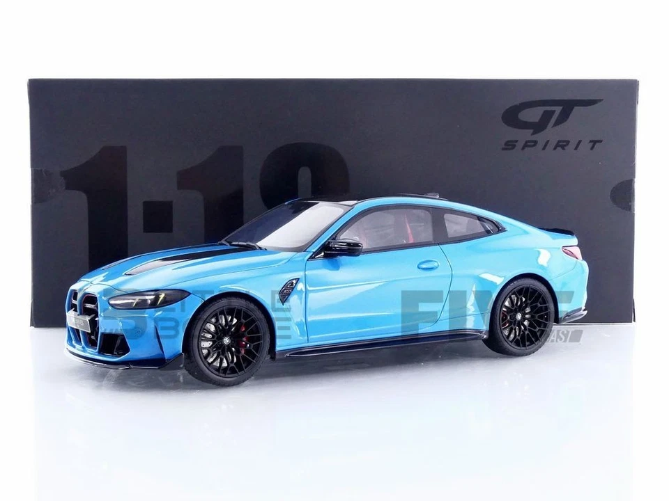 GT-SPIRIT GT511 BMW - 4-SERIES M4 CS M-SPORT 2024 - RIVIERA BLUE - 1/18