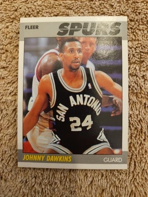 1987-88 Fleer - Johnny Dawkins #27 (RC) - Image 1 of 2