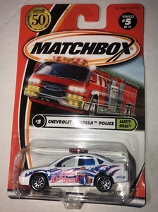 Matchbox #5 Chevrolet Impala Police DARE 50th Logo Car  - NEW - Picture 1 of 4