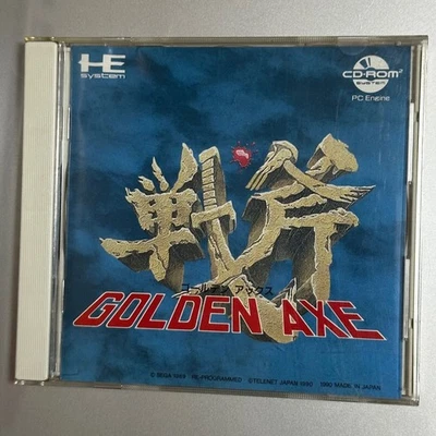 Golden Axe CD ROM PC Engine Turbo Grafx Retro Used Game Very Good NTSC-J Japan - Image 1 of 4