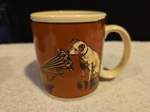 Vintage Style GE Company "NIPPER" His Masters Voice Stoneware 10 Ounce Mug RCA - Picture 1 of 8