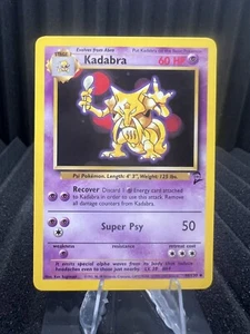 Kadabra 46/130 - Set Base 2 - Carta Pokemon WOTC LP - Foto 1 di 2