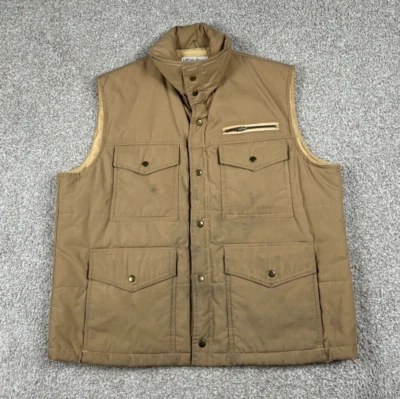 VTG Field & Stream Gordon & Ferguson Vest Mens XL Beige Utility Fishing Outdoors - Image 1 of 4