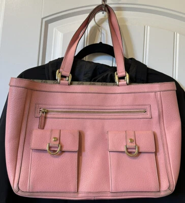 Gucci leather tote bag Hawaii limited 147651 pink gy Used RAM - Image 1 of 4
