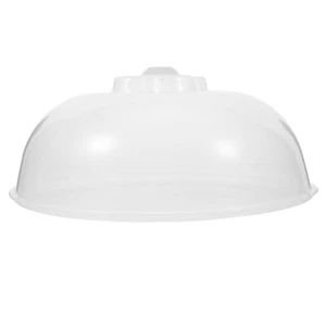 Clear Dome Cover Reusable Plastic Food Cover Microwave Plate Splash Guard - Picture 1 of 12