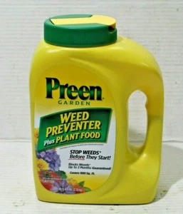Preen Garden Weed 5.625 lbs Preventer Plus Plant Food 9 - 12 - 9 - Picture 1 of 2