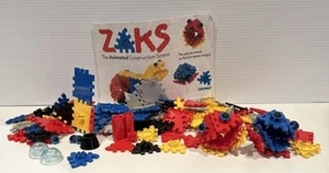 Vintage Toy 1987 Bulk ZAKS Construction Lot Connect To LEGO Includes Booklet 115 - Picture 1 of 3