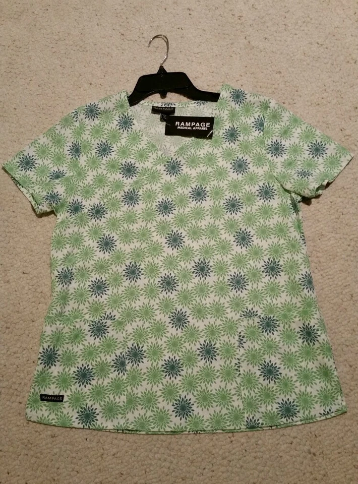 "RAMPAGE" ROPA MÉDICA/UNIFORME EXFOLIANTE TOP MUJER TALLA S/P Foto 1 de 2