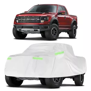Silver Pickup Truck Cover Car Dust Waterproof UV Sun Resistant Fit Ford F-150 US - Picture 1 of 13