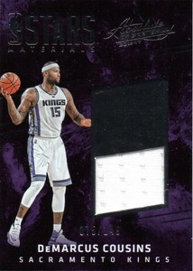 2016-17 Panini Absolute Demarcus Cousins Game Worn Material 075/149