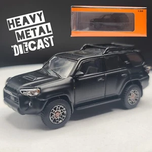 GCD '22 Toyota 4runner TRD Pro, 1:64 Scale Black w/ Acrylic Case (2024 Release)
