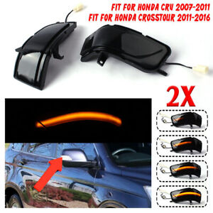 For Honda CRV 07-11 RE1 2 Crosstour LED Side Mirror Turn Signal Indicator Light