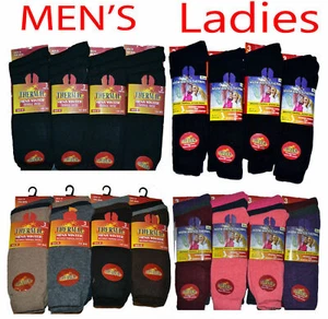 Thermo warme Wintersocken für Herren und Damen einfarbig schwarz Stück dicke Socken - Bild 1 von 2