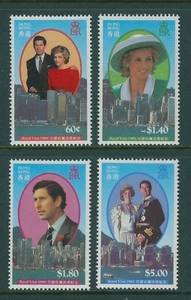 Hong Kong Scott #556-559 MH Visit of the Prince and Princess of Wales CV$13+ - Picture 1 of 1