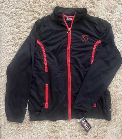 Jeff Gordon NASCAR Chase Authentics Full Zip Sweatshirt XL NWT Cover