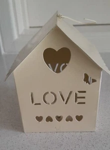 Soporte de luz de té de metal para casa 'Love' - Imagen 1 de 5