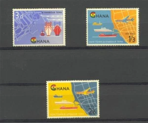 Ghana 1962 SG 274-6 Tema Harbour Opening MNH - Picture 1 of 1