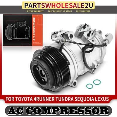 Compresor de aire acondicionado con compresor 10S20C para Lexus GX470 2003-2009 Toyota 4Runner 4,7 L Foto 1 de 4