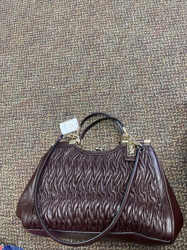 Coach Madison Oxblood Borsa in pelle marrone raccolta F27681