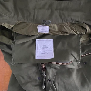 80s vintage US Army cold weather mechanics coveralls olive size M scovill zip - Bild 1 von 7