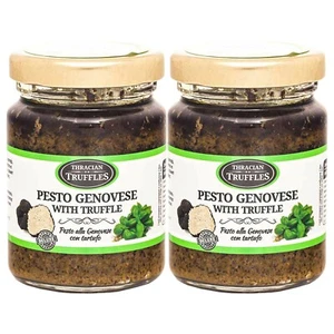 Black Truffle Cashew Pesto Genovese Cheese Salad dressing Cooking sauce 2 x 80g - Picture 1 of 10