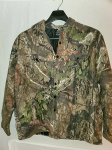  Mossy Oak Camo Hunting Jacket  Button up Men's L 42/44 - Picture 1 of 4