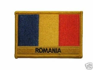 🇷🇴 Romania Embroidered Flag patch-Iron on orSew - Picture 1 of 1
