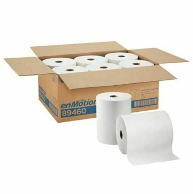 enMotion Georgia Pacific 89460 800ft x 10 in High Capacity Paper Towels Roll - White
