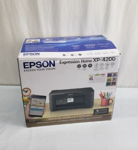 NEW Epson Expression Home XP-4200 All In One Wireless Copy Scan Color Printer 95 - Picture 1 of 4