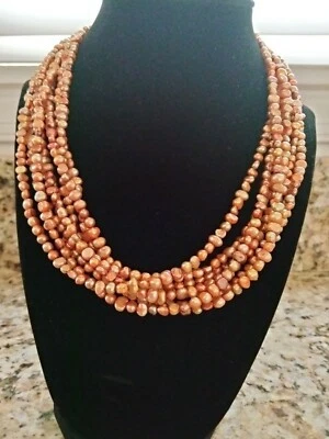 Novo Colar de Pérolas de Água Doce de Cobre SILPADA N1366 e Caixa de Presente - Imagem 1 de 4