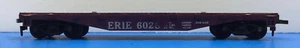 HO Scale “Erie” 6028 Forty Foot Freight Train Flat Car - Picture 1 of 13