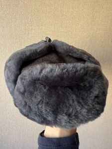 Authentic Soviet ushanka, Russian cap, USSR army winter cap Cap of a Russian - Picture 1 of 8