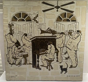 Original William Sorrow Mixed Media New Orleans Jazz Painting 24" X 24" - Picture 1 of 6