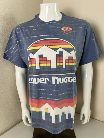 MITCHELL & NESS Men’s Denver Nuggets Shirt Size Large ( NWOT ) Cover