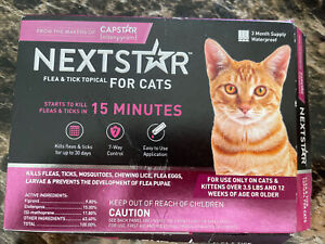NextStar for cats, 3 month supply open box