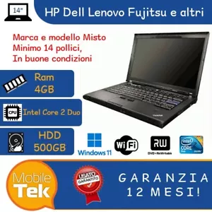 PC RICONDIZIONATO RIGENERATO NOTEBOOK PORTATILE ECONOMICO OTTIMO WINDOWS 11 - Foto 1 di 3