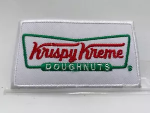 Krispy Kreme Donuts NEU BESTICKT AUFBÜGELN AUF NAMEN AUFNÄHER ETIKETT 2 x 3-1/2 - Bild 1 von 1
