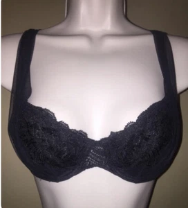 Victorias Secret black vintage gold label unlined bra size 32B - Picture 1 of 4
