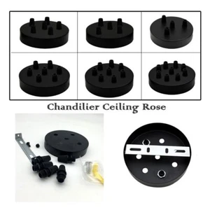 MULTI POINT DROP OUTLET DECKENROSETTE HAKEN PLATTE LEUCHTE ARMATUR - Bild 1 von 21