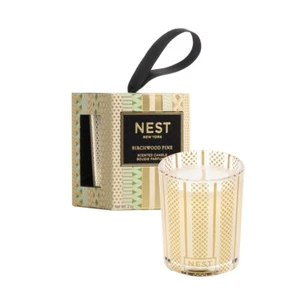 NEST Birchwood Pine Votive Ornament Candle 2oz NEW Boxed Ships Fast - Picture 1 of 1