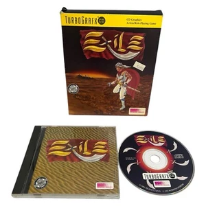 Exile (TurboGrafx-16 CD, 1992) TG16 Authentic Complete in Box w/ Manual Tested - Picture 1 of 13