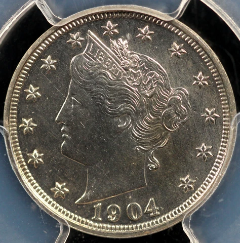 1904 5c Proof Liberty Nickel PCGS PR 64 Cover