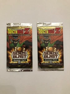 Dragon Ball Z Senzu Blast Sealed Booster 2 Packs Factory Sealed - Picture 1 of 2