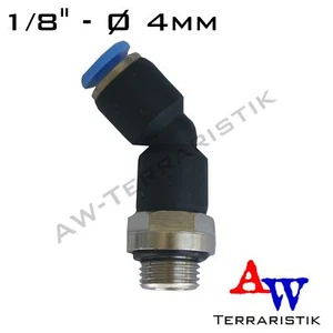 Winkelverschraubung 45° - 1/8" - Ø4mm Beregnungsanlage - Bild 1 von 1