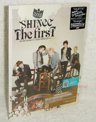 SHINee The First Japan Ltd CD only+44P booklet+"Card" (w/bonus track「Stranger」) Foto 1 de 3