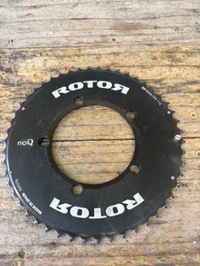 50t Pinned Rotor Aero noQ Road Bike Chain Ring-110 BCD-made In Spain- #1 - Picture 1 of 7