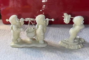 Snowbabies Miniatures Figurines Pewter Whistle While You Work No Place Like Home - Picture 1 of 8